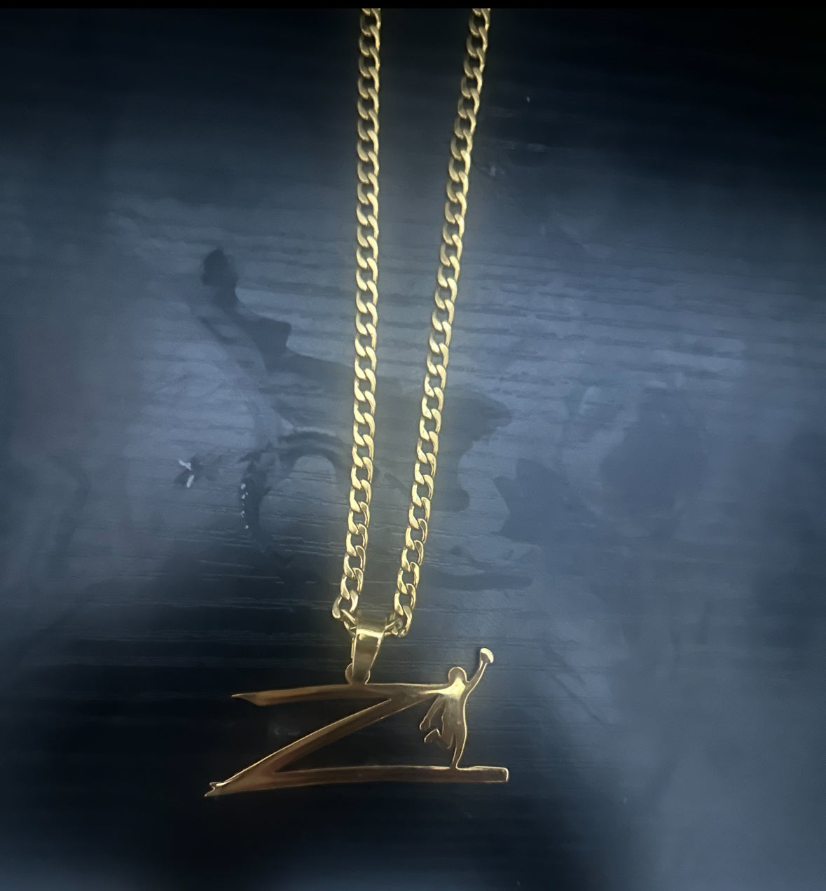 Z1 Gold Pendant and Necklace