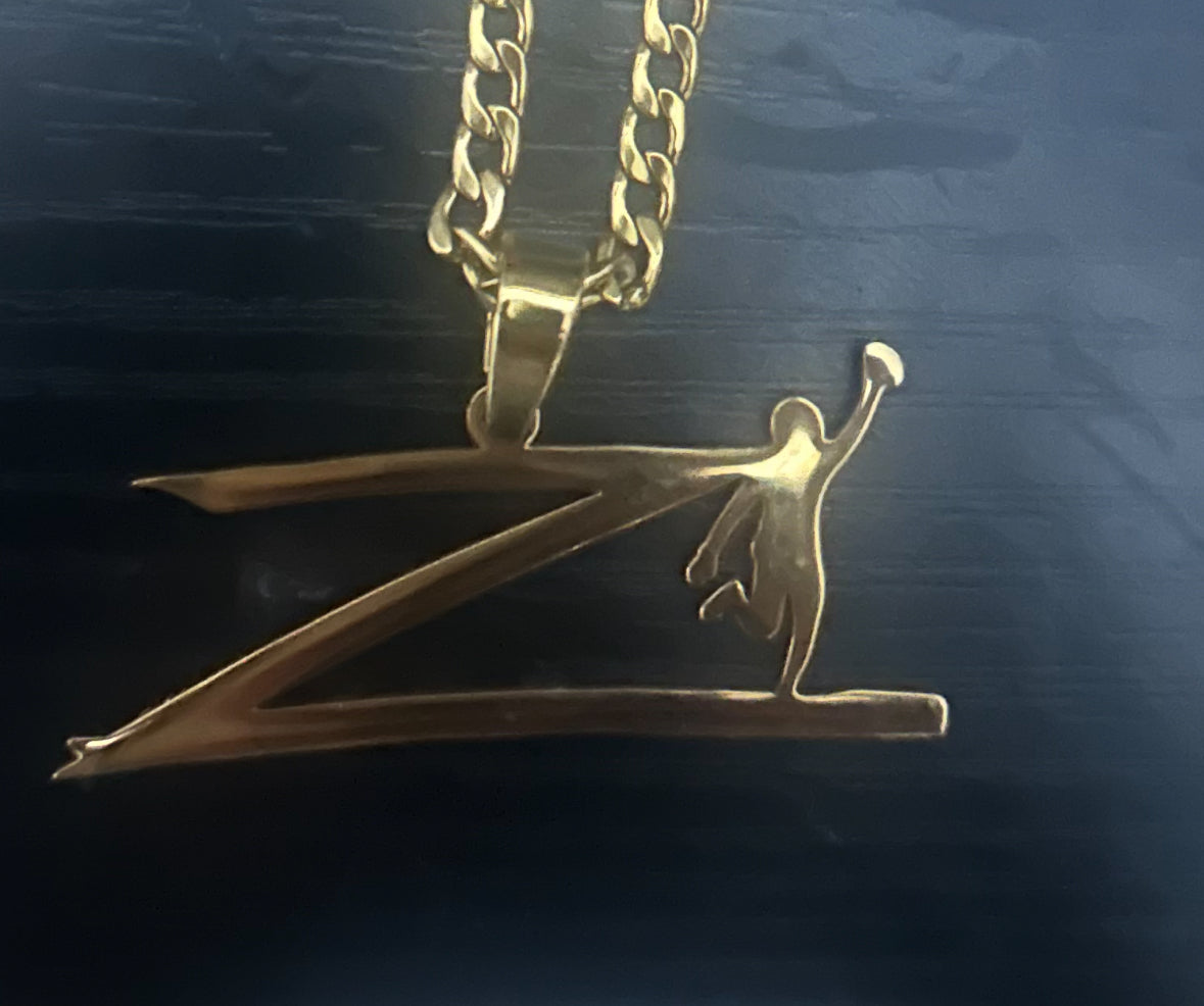 Z1 Gold Pendant and Necklace