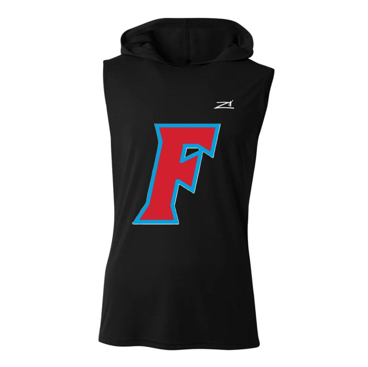 Custom Sleeveless Light Action Football Hoodie
